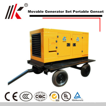 Gerador diesel móvel do rv 120kw rv com central eléctrica silenciosa móvel